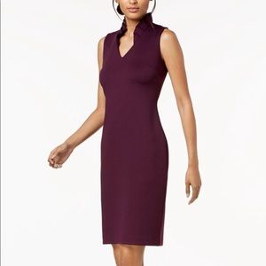 Calvin Klein Purple Scuba Dress